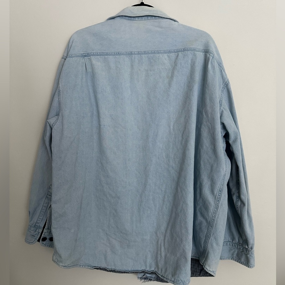 Vintage Denim Button-Up Shirt XL USA Made - Picture 6 of 6